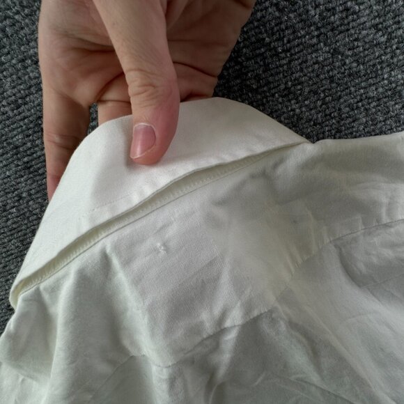 Brooks Brothers Button Up White Cotton Blend Stretch Madison 17 34/35 Adult - Picture 14 of 16
